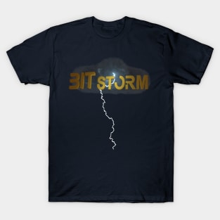 Bit Storm Logo with Clouds T-Shirt